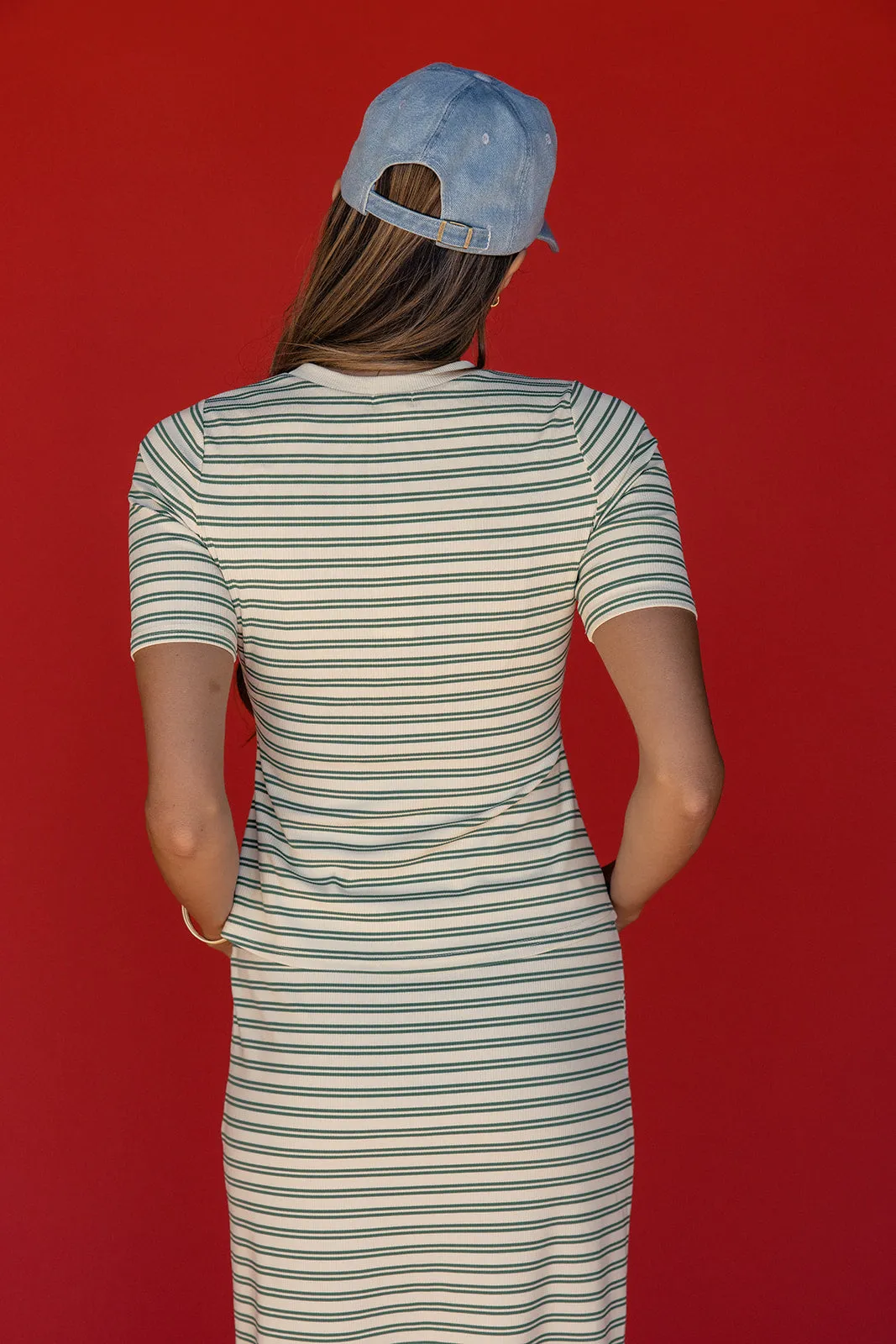 Myla Striped Tee sold by Roolee product image thumbnail 5