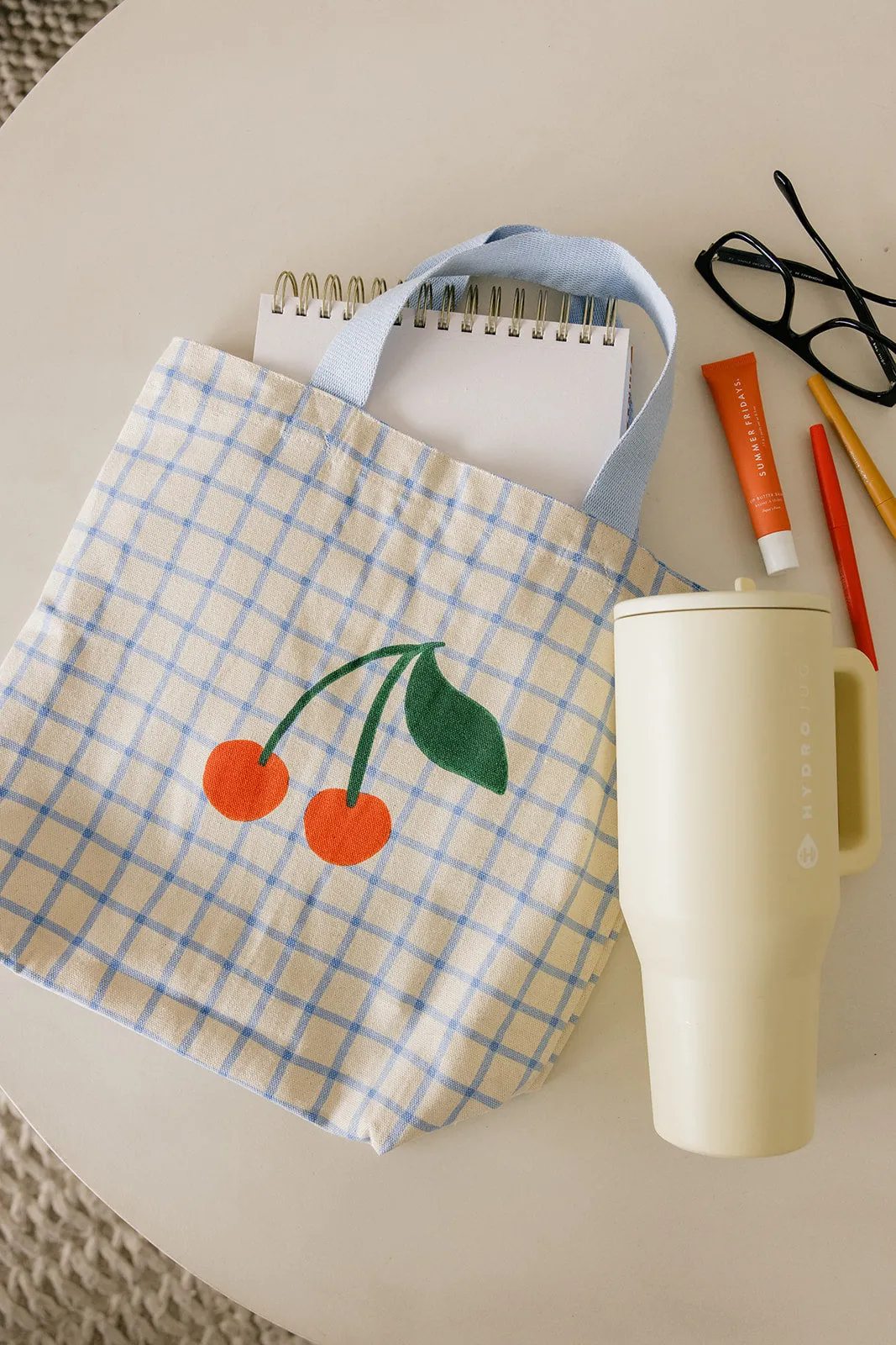 Very Cherry Pocket Tote sold by Roolee