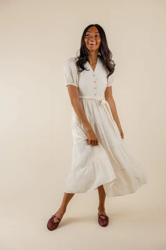 Bone Deep Button Maxi made by Polagram