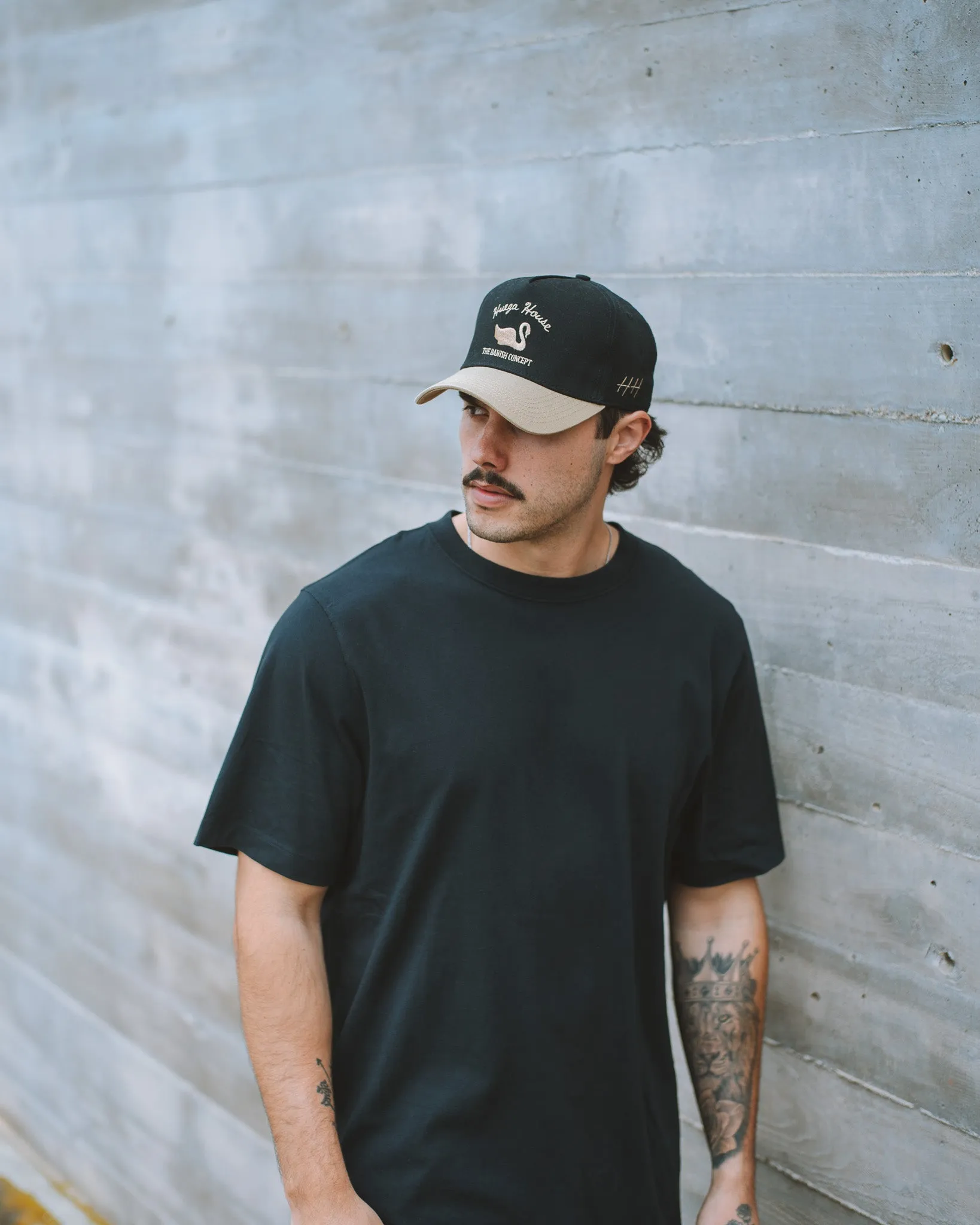 Vintage Swan | Khaki & Black Hat sold by Roolee product image thumbnail 5