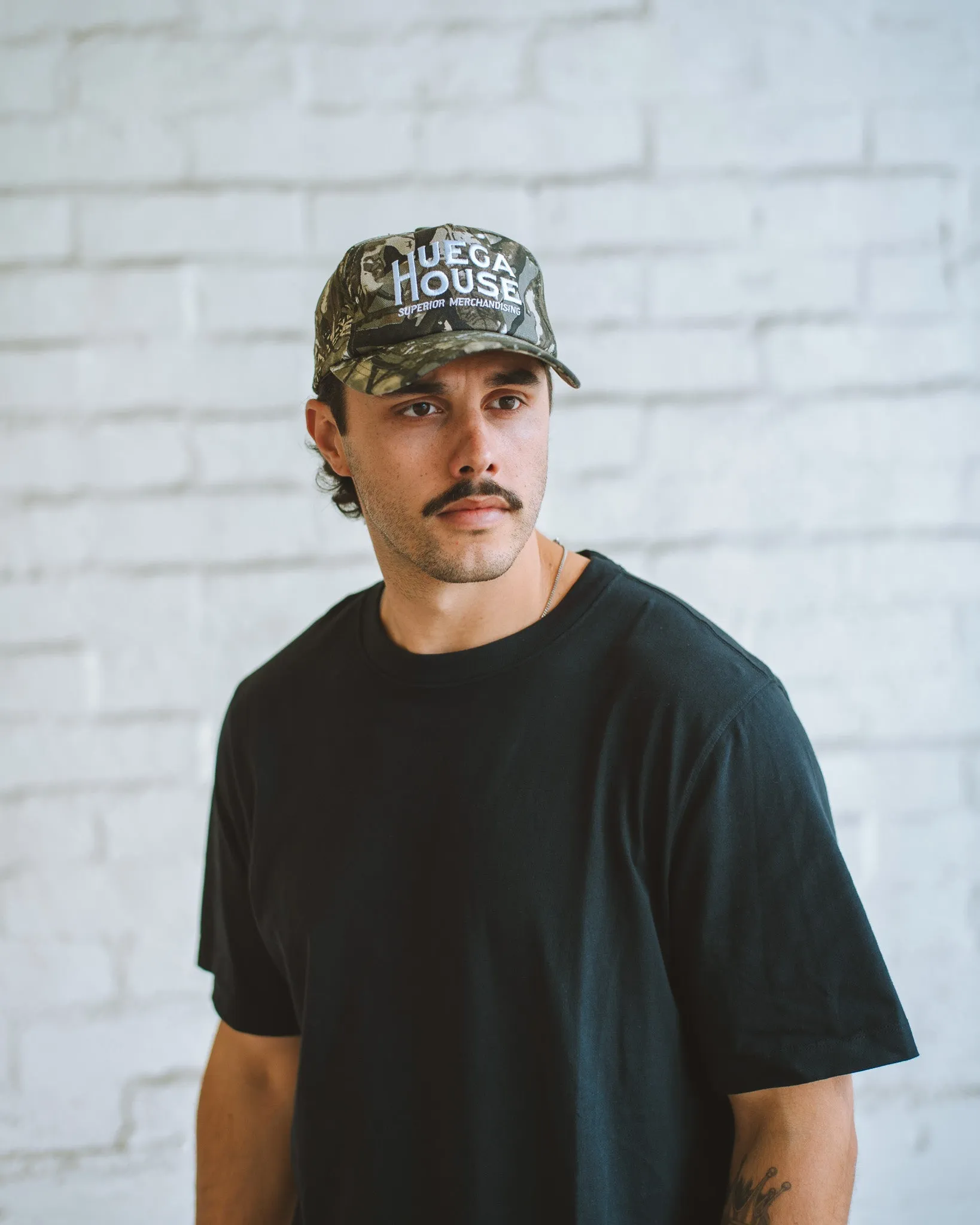 Woodland | Dark Camo Mid Profile Hat sold by Roolee product image thumbnail 5