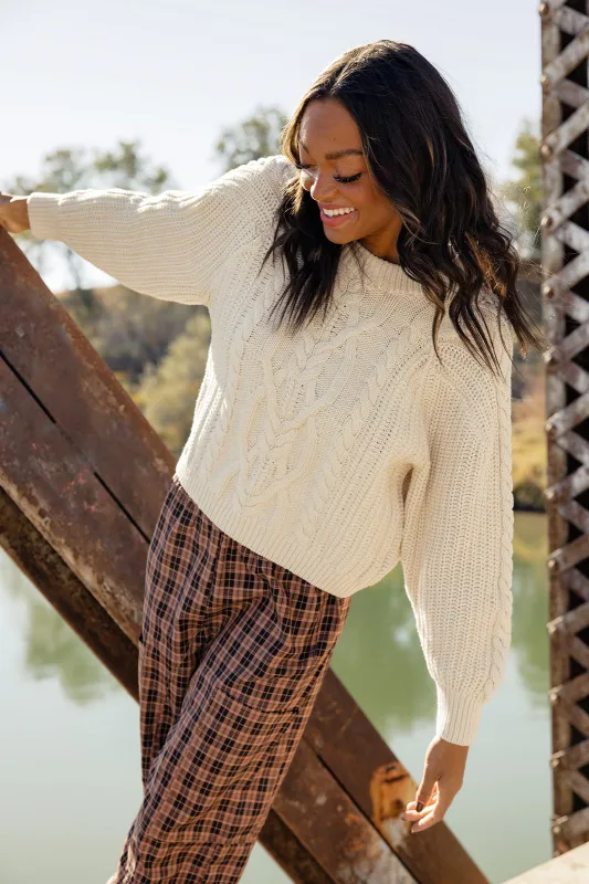 Free People Frankie Cable Sweater made by Free People