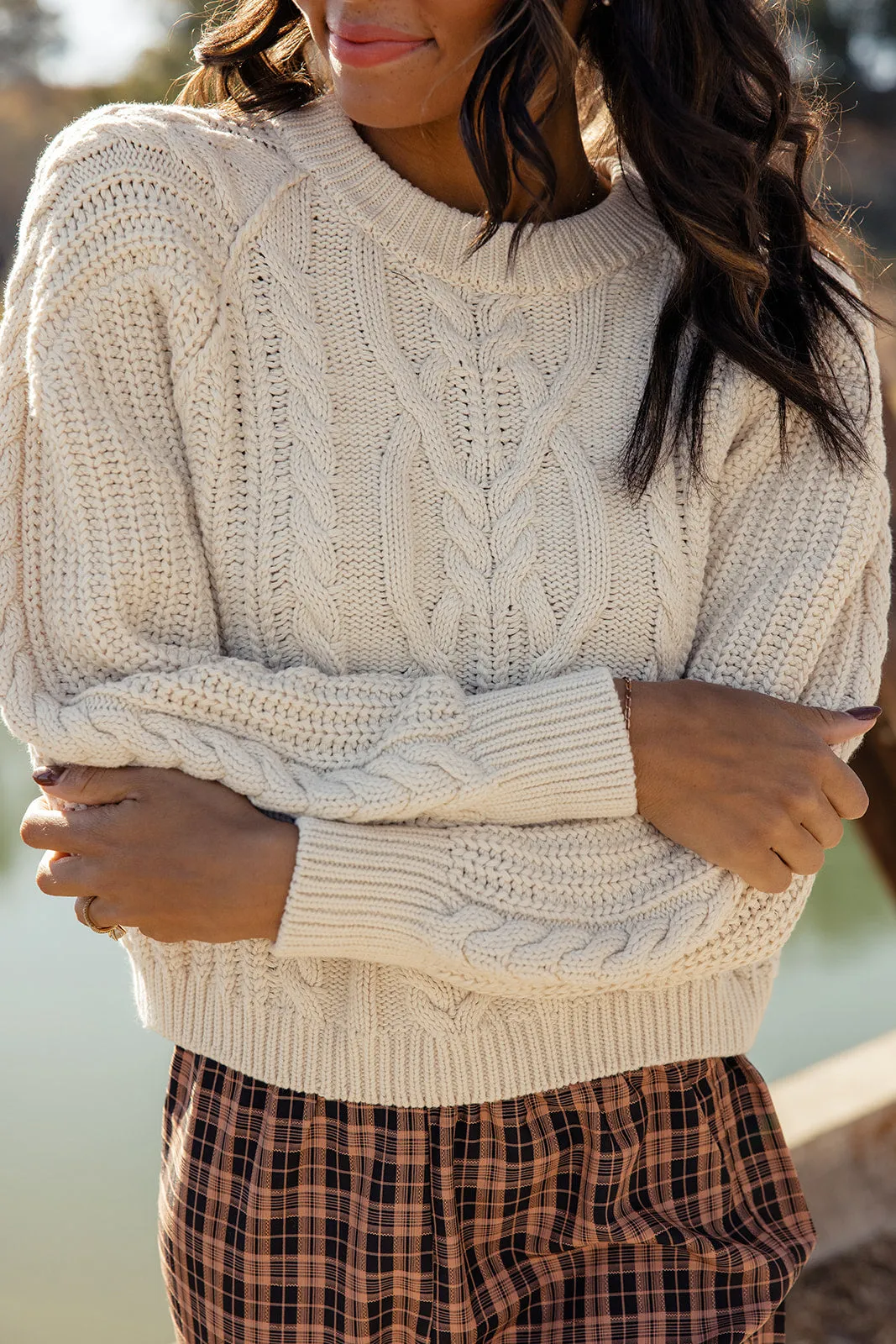 Free People Frankie Cable Sweater sold by Roolee product image thumbnail 2