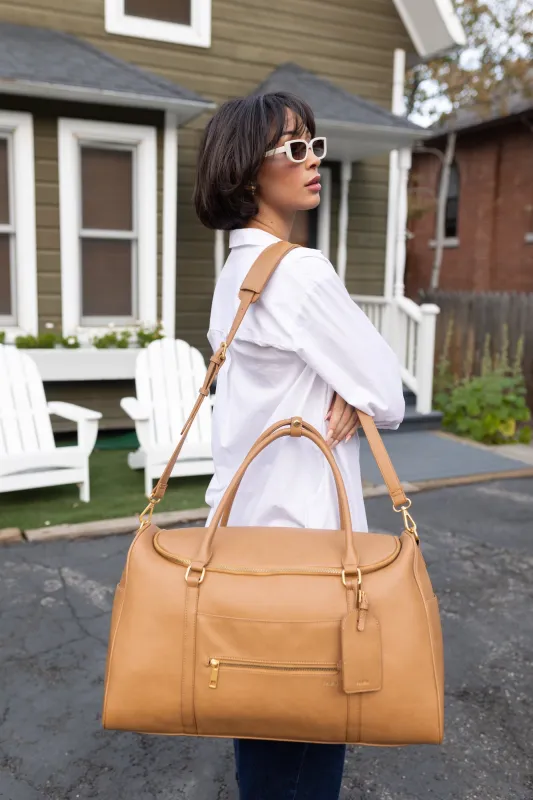 The Weekender - Tan sold by Roolee