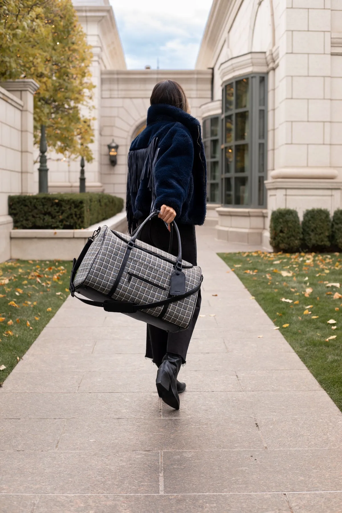 The Weekender - Plaid Tweed sold by Roolee product image thumbnail 2