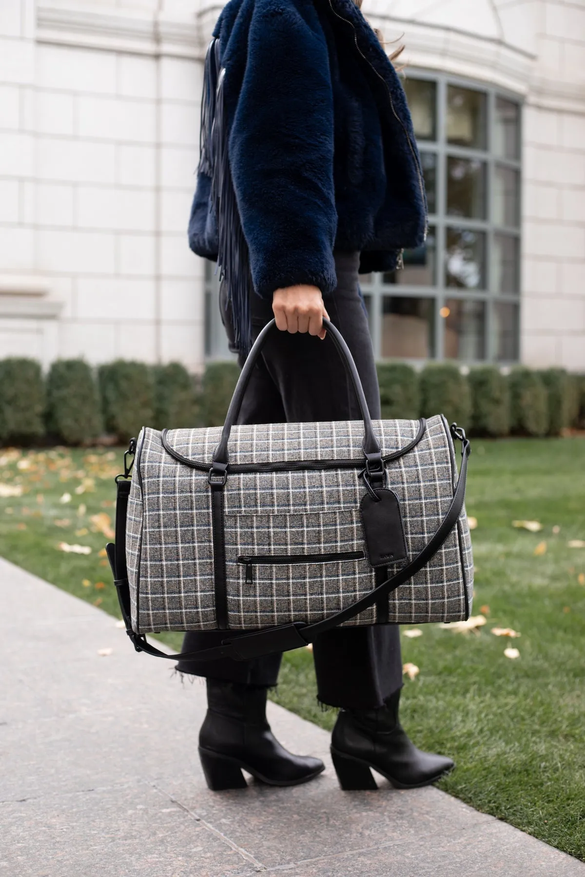 The Weekender - Plaid Tweed sold by Roolee