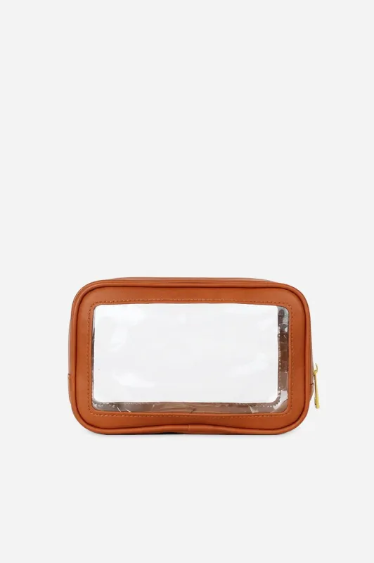 The Toiletry Case Small - Brown made by Fawn Design