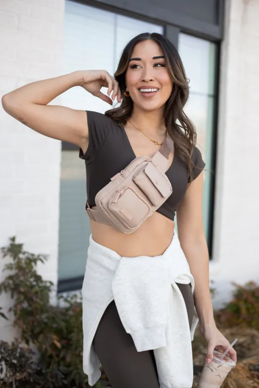 The Sling Bag - Beige made by Fawn Design