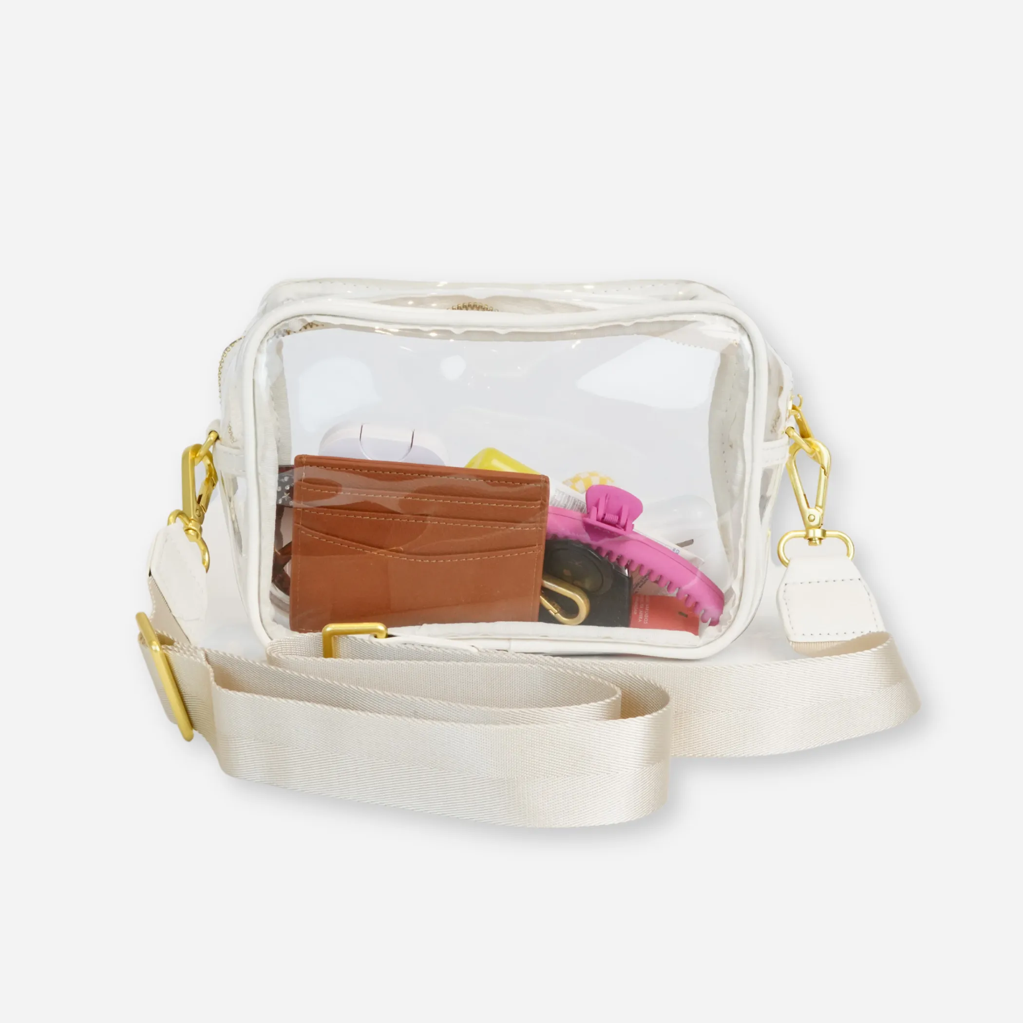 The Clear Crossbody - White sold by Roolee product image thumbnail 3