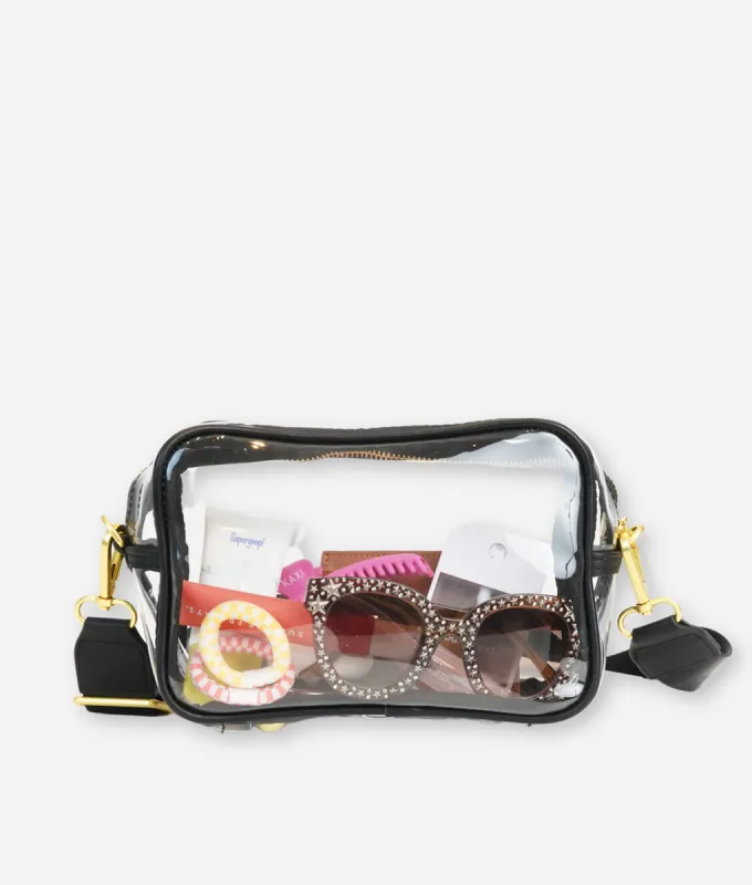 The Clear Crossbody - Black made by Fawn Design