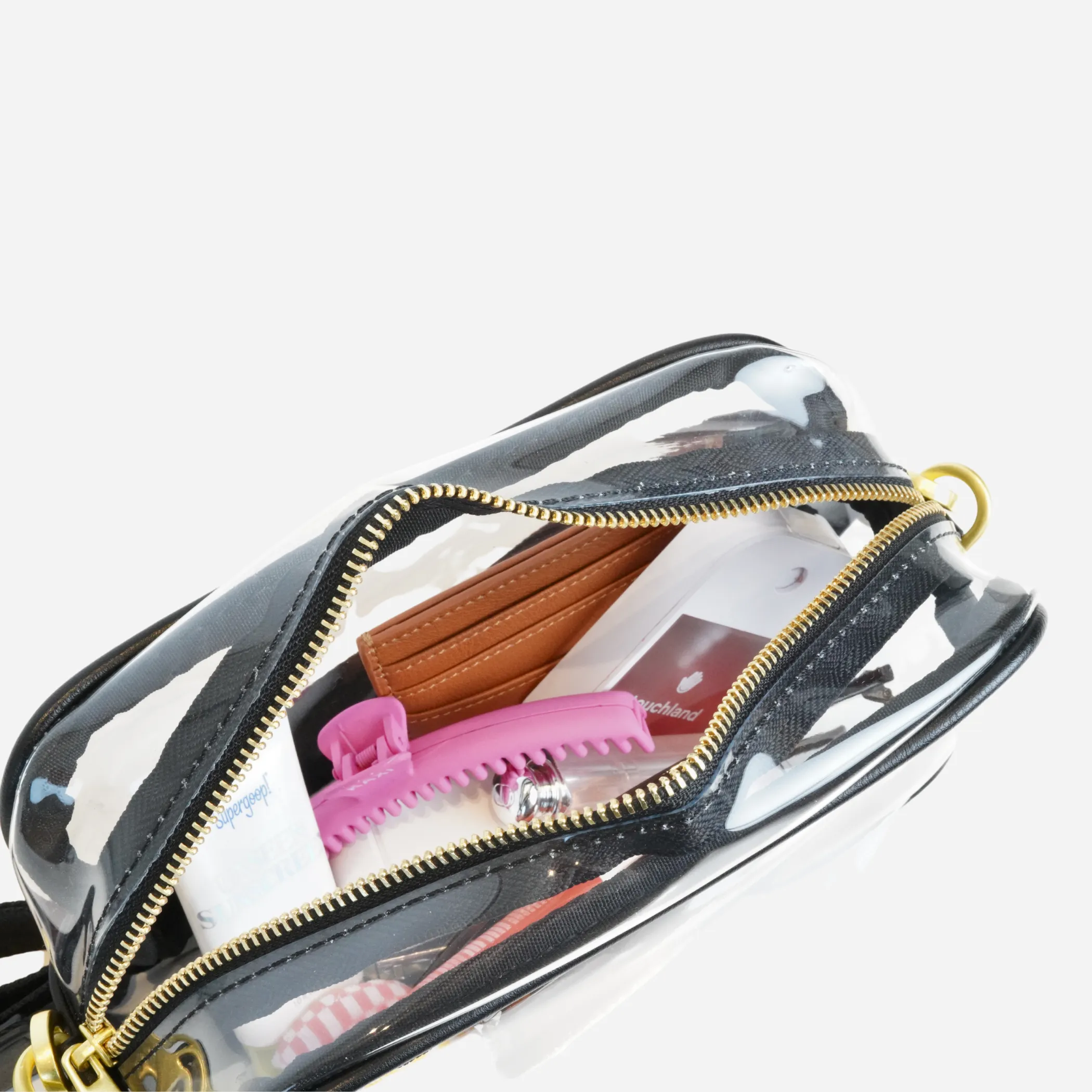 The Clear Crossbody - Black sold by Roolee product image thumbnail 5