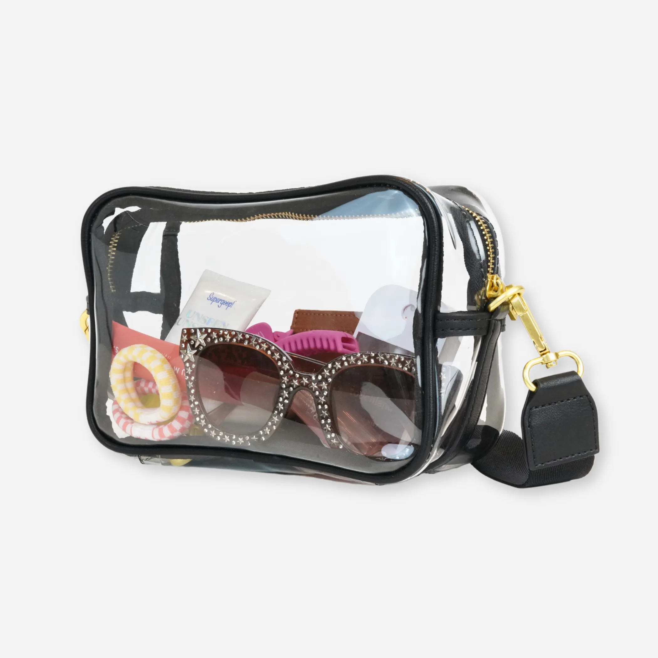 The Clear Crossbody - Black sold by Roolee product image thumbnail 2