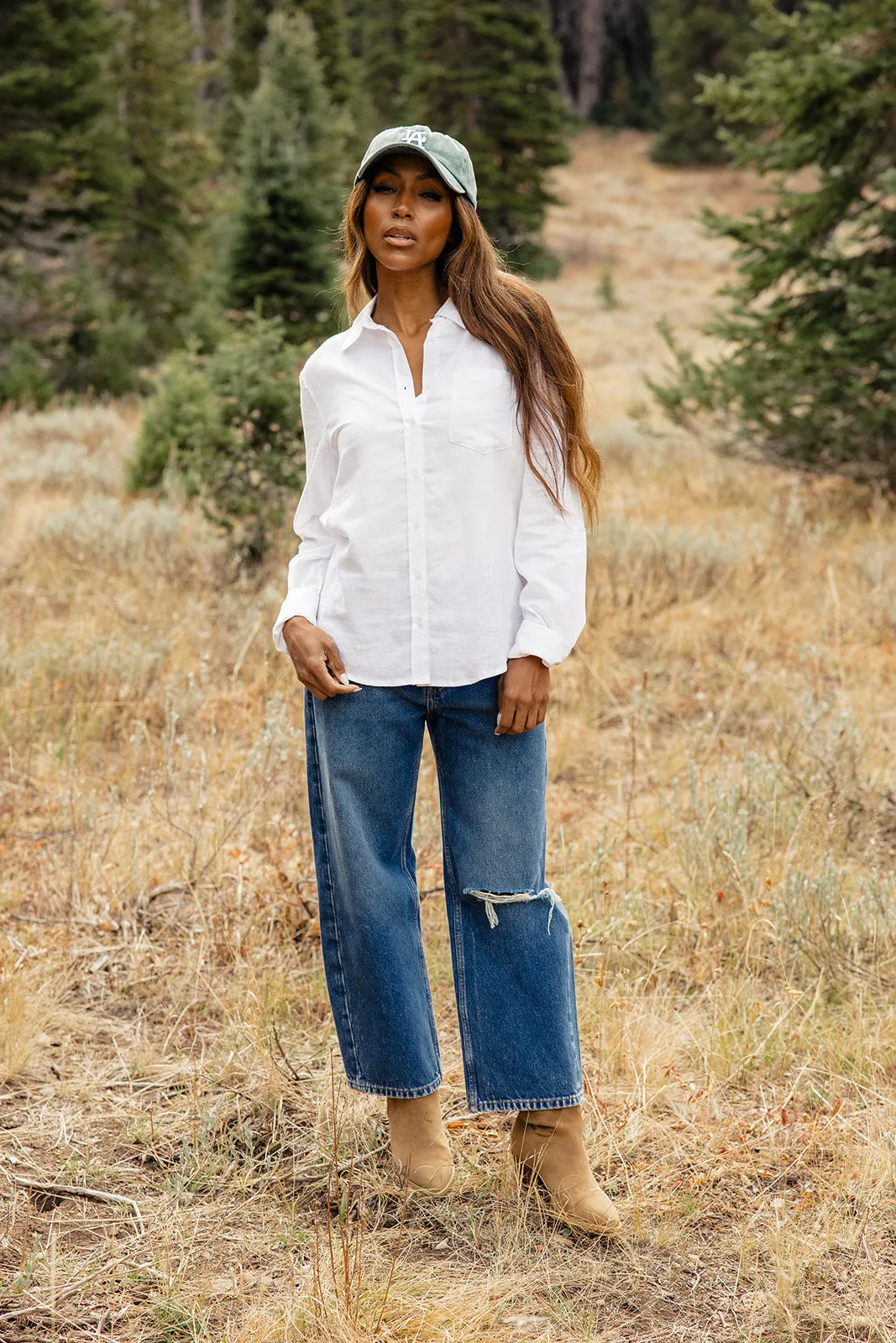 First Times Linen Button-Up sold by Roolee product image thumbnail 4