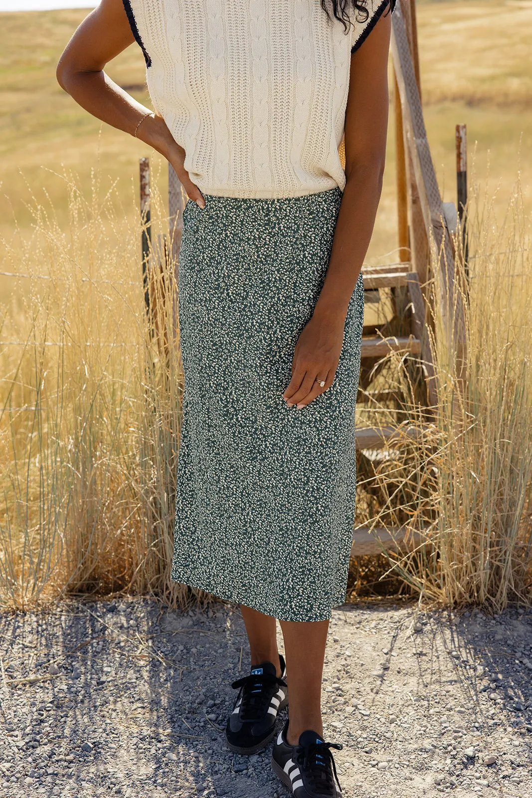 Tiny Perfect Things Midi Skirt sold by Roolee