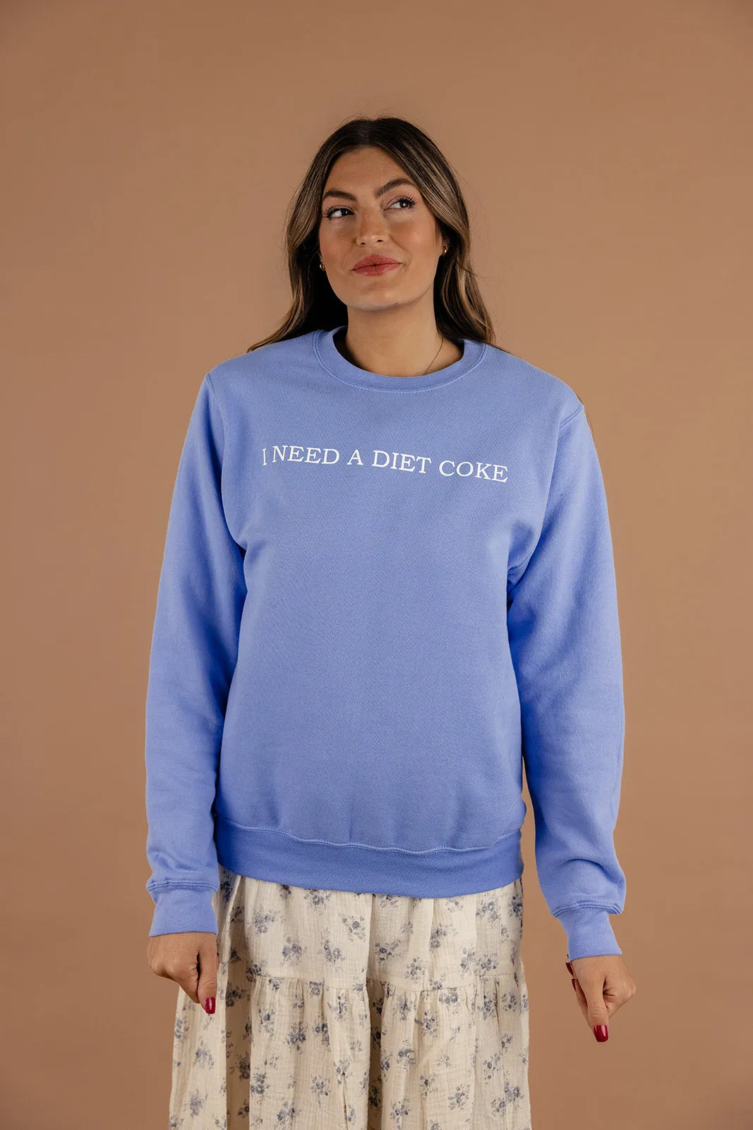I Need A Diet Coke Sweatshirt sold by Roolee product image thumbnail 4