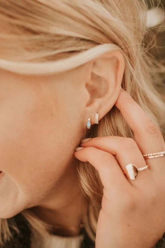 Ivy Diamond Hoops sold by Roolee product image thumbnail 3