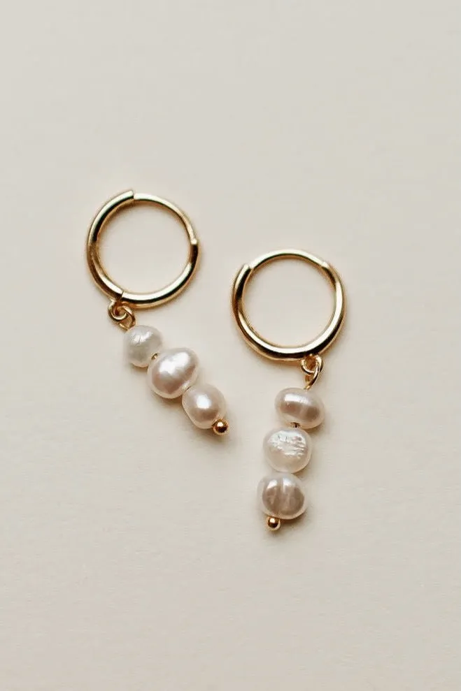 Catalina Pearl Earrings sold by Roolee product image thumbnail 2