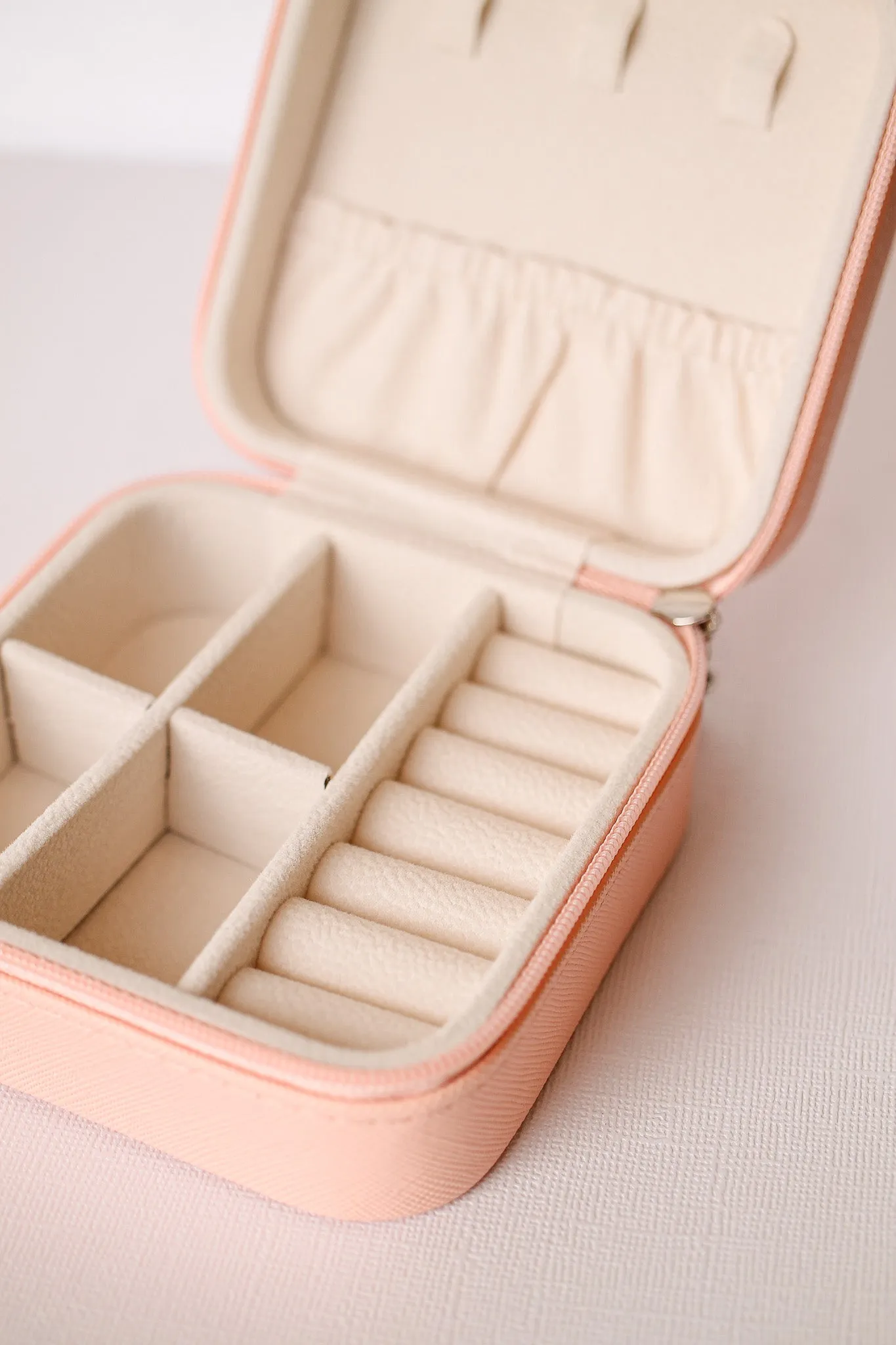 Jewelry Travel Case in Peach sold by Roolee