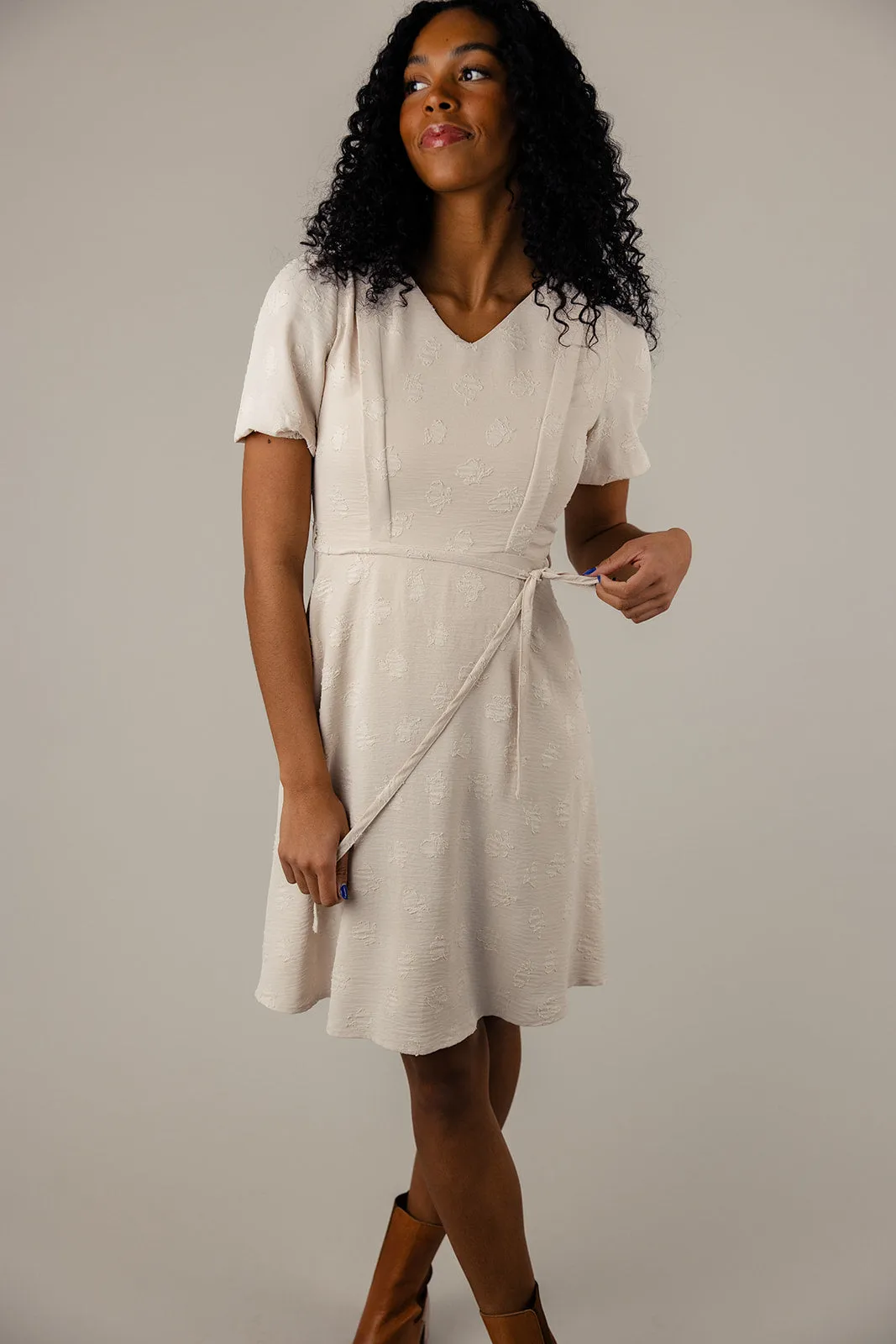 Alyssa Embossed MOM Dress sold by Roolee product image thumbnail 3