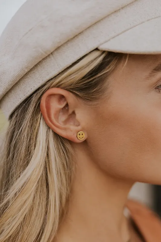 ROOLEE Smiley Face Earrings made by Roolee