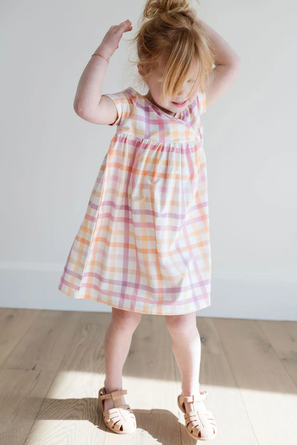 Crosstop Dress in Hopscotch sold by Roolee product image thumbnail 4