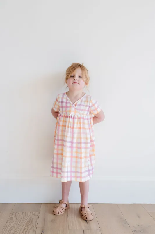 Crosstop Dress in Hopscotch sold by Roolee