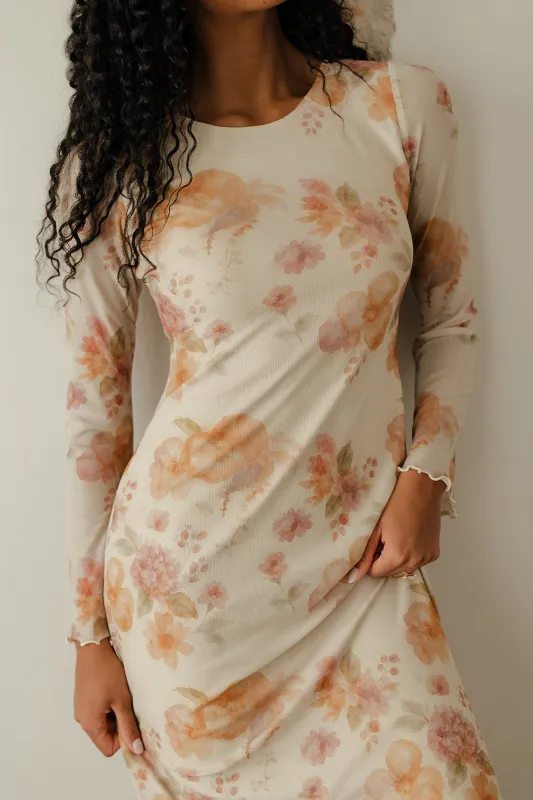 Saffron Garden Maxi Dress sold by Roolee