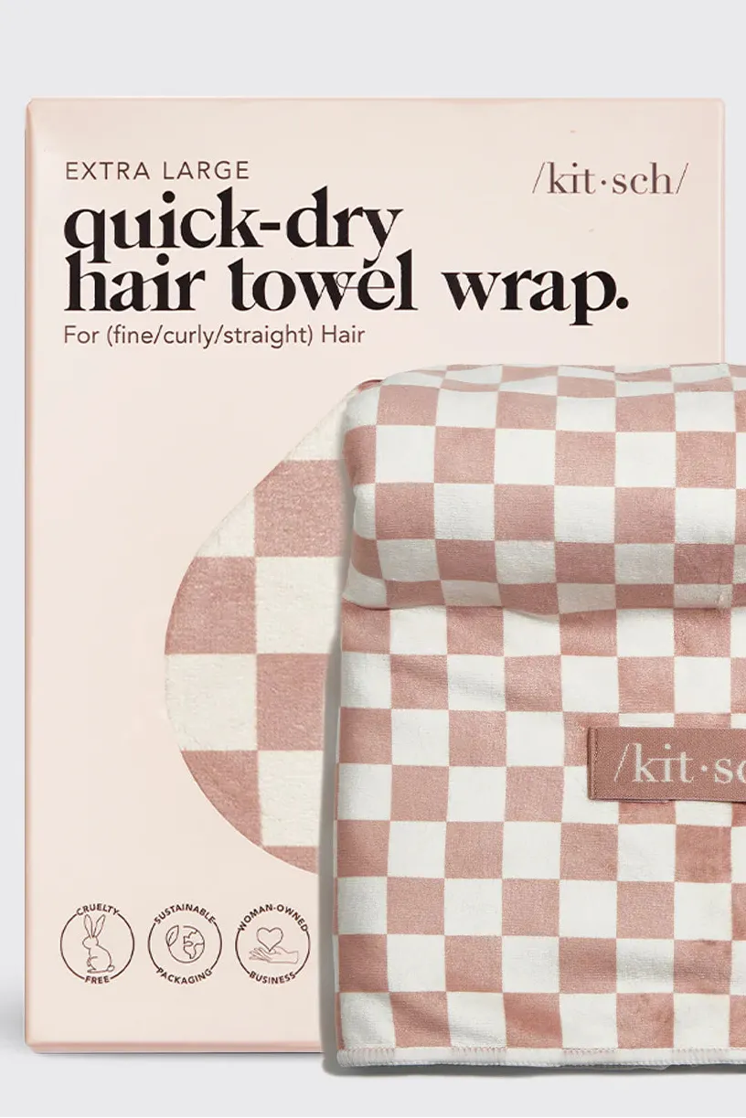 KITSCH XL Quick-Dry Hair Towel Wrap sold by Roolee product image thumbnail 4