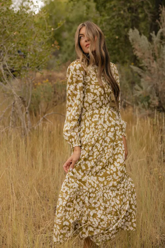 Golden Hour Floral Maxi made by Polagram