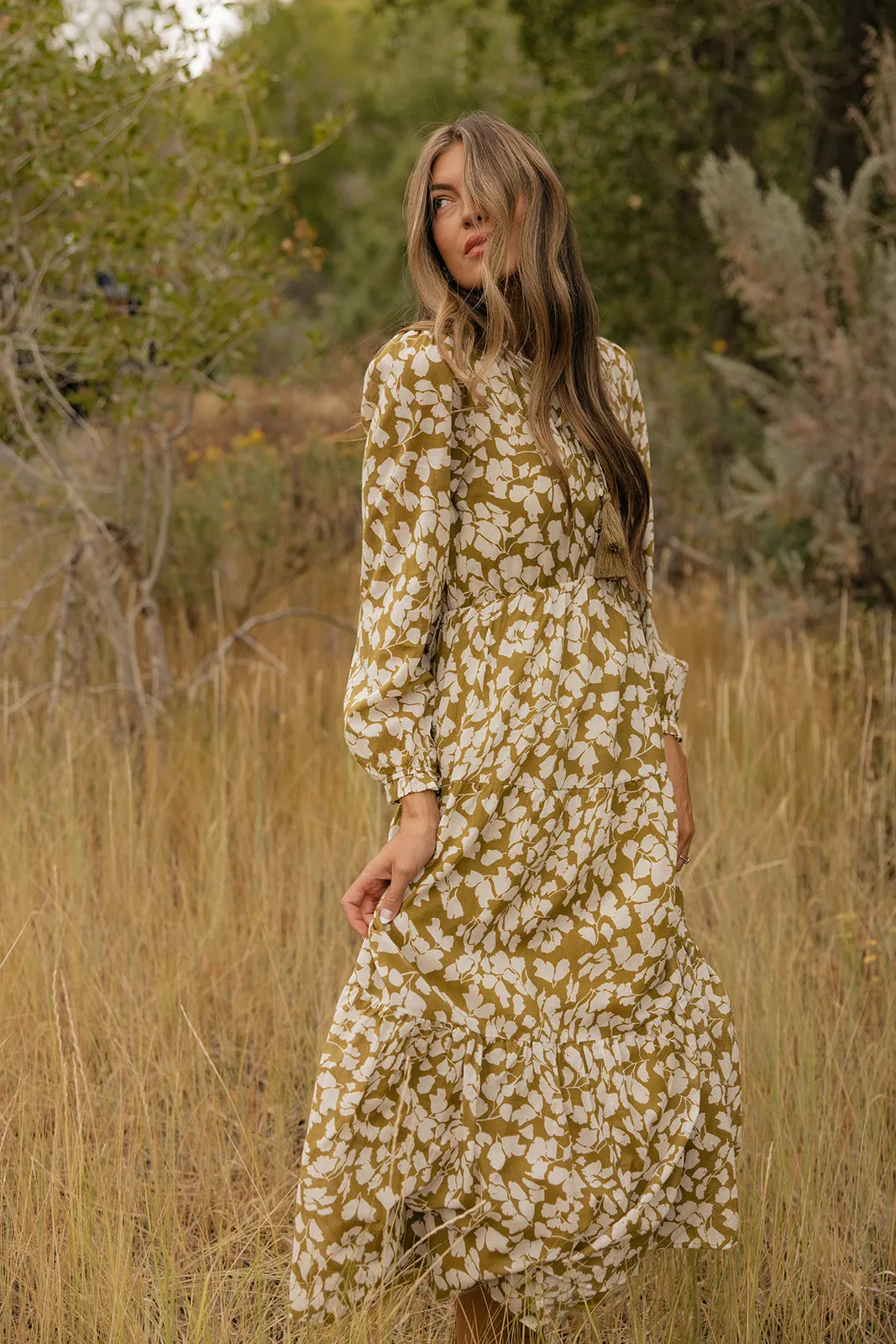 Golden Hour Floral Maxi sold by Roolee