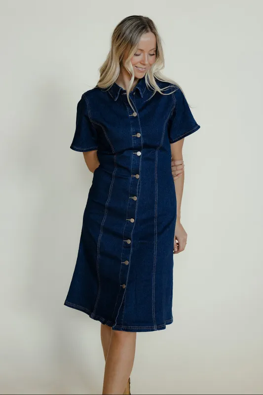 Ingrid Denim Dress made by Polagram