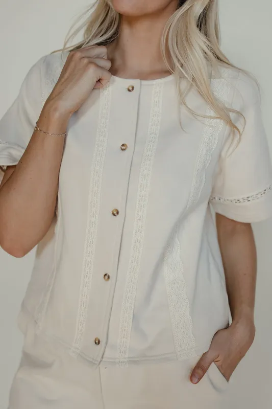 Sunwashed Button Blouse made by Polagram