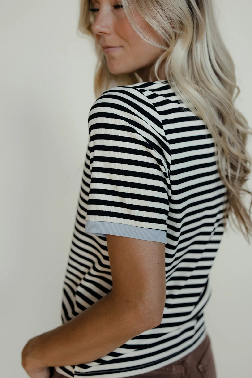 Meet Me at Noon Striped Tee sold by Roolee product image thumbnail 2