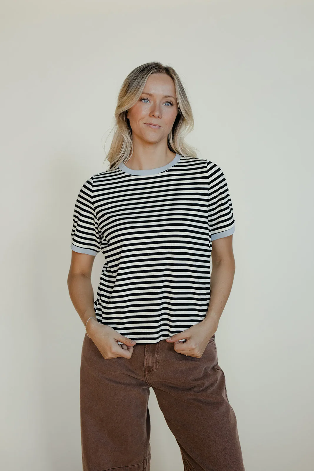 Meet Me at Noon Striped Tee sold by Roolee product image thumbnail 3
