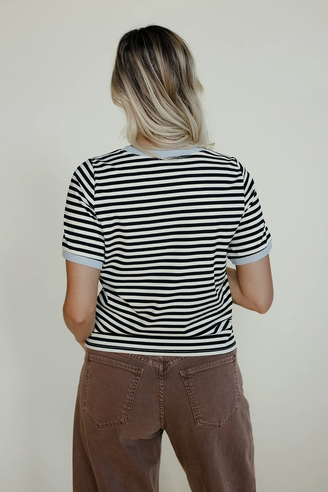 Meet Me at Noon Striped Tee sold by Roolee product image thumbnail 4