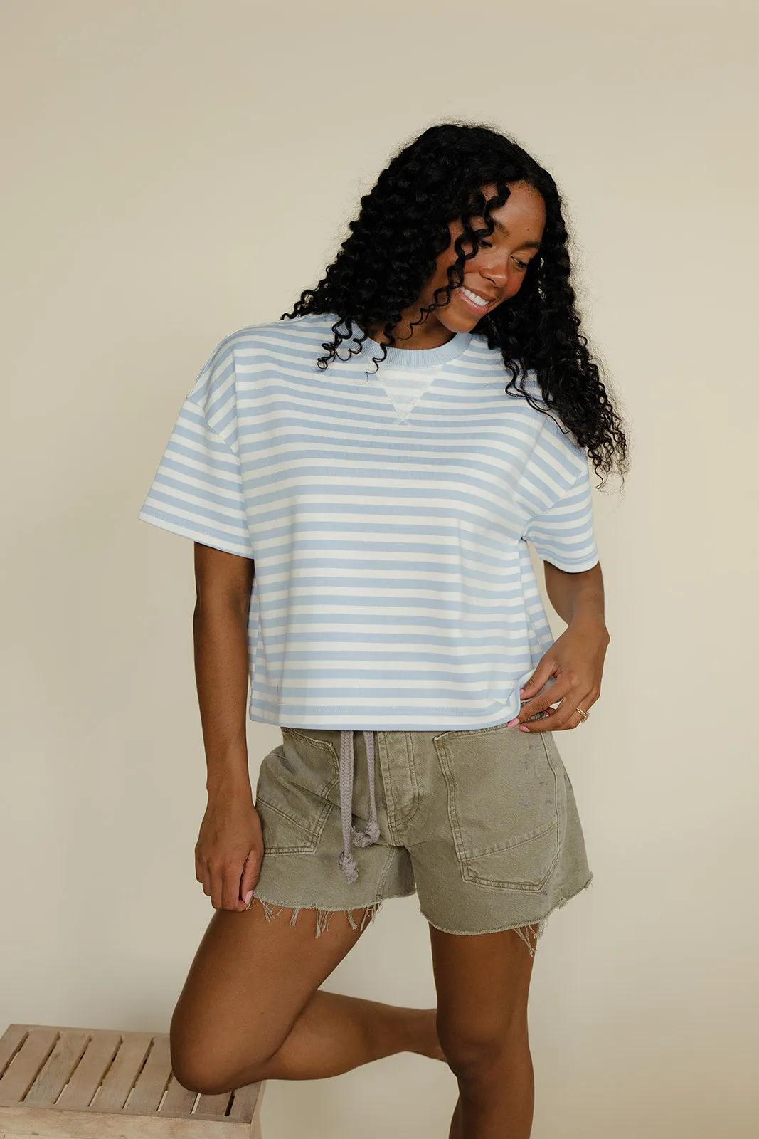 Bold Lines Stripe Tee sold by Roolee product image thumbnail 3