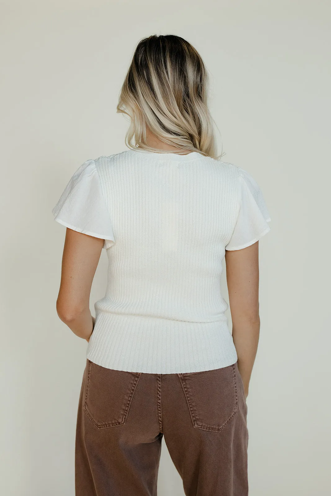 Fresh Air Flutter Sleeve Blouse sold by Roolee product image thumbnail 4