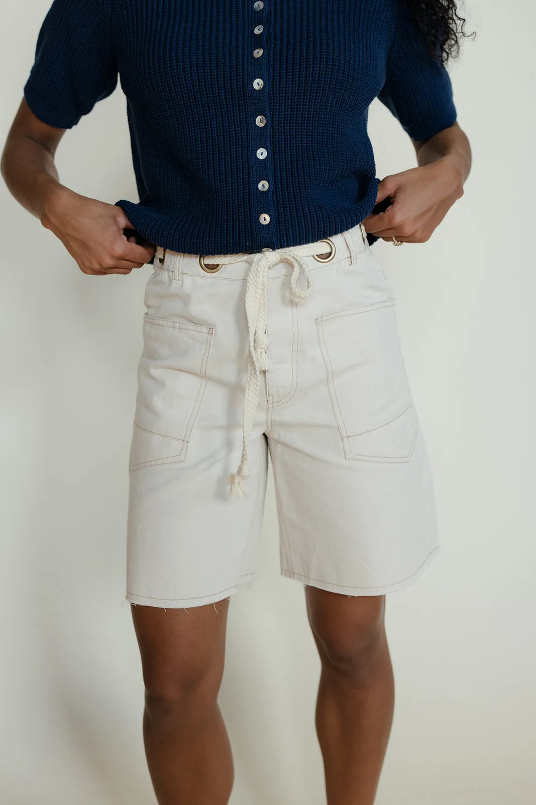 Throwback Patch Pocket Shorts sold by Roolee product image thumbnail 4