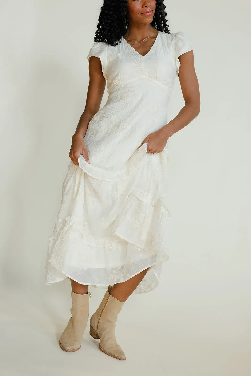 The Serenade Ruffle Dress sold by Roolee product image thumbnail 2