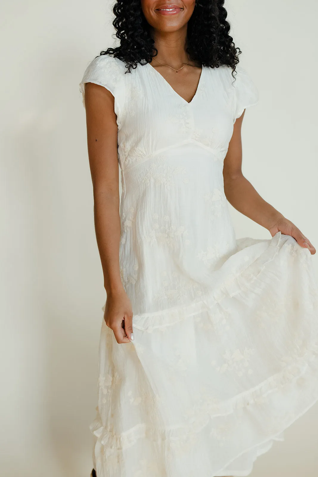 The Serenade Ruffle Dress sold by Roolee product image thumbnail 3