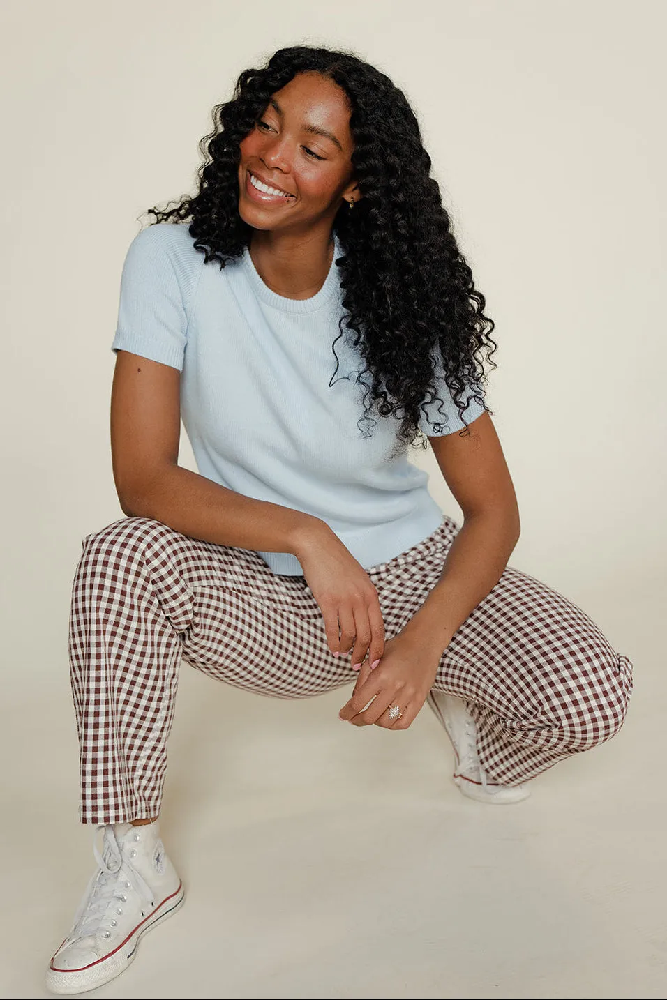 Phaedra Short Sleeve Sweater sold by Roolee