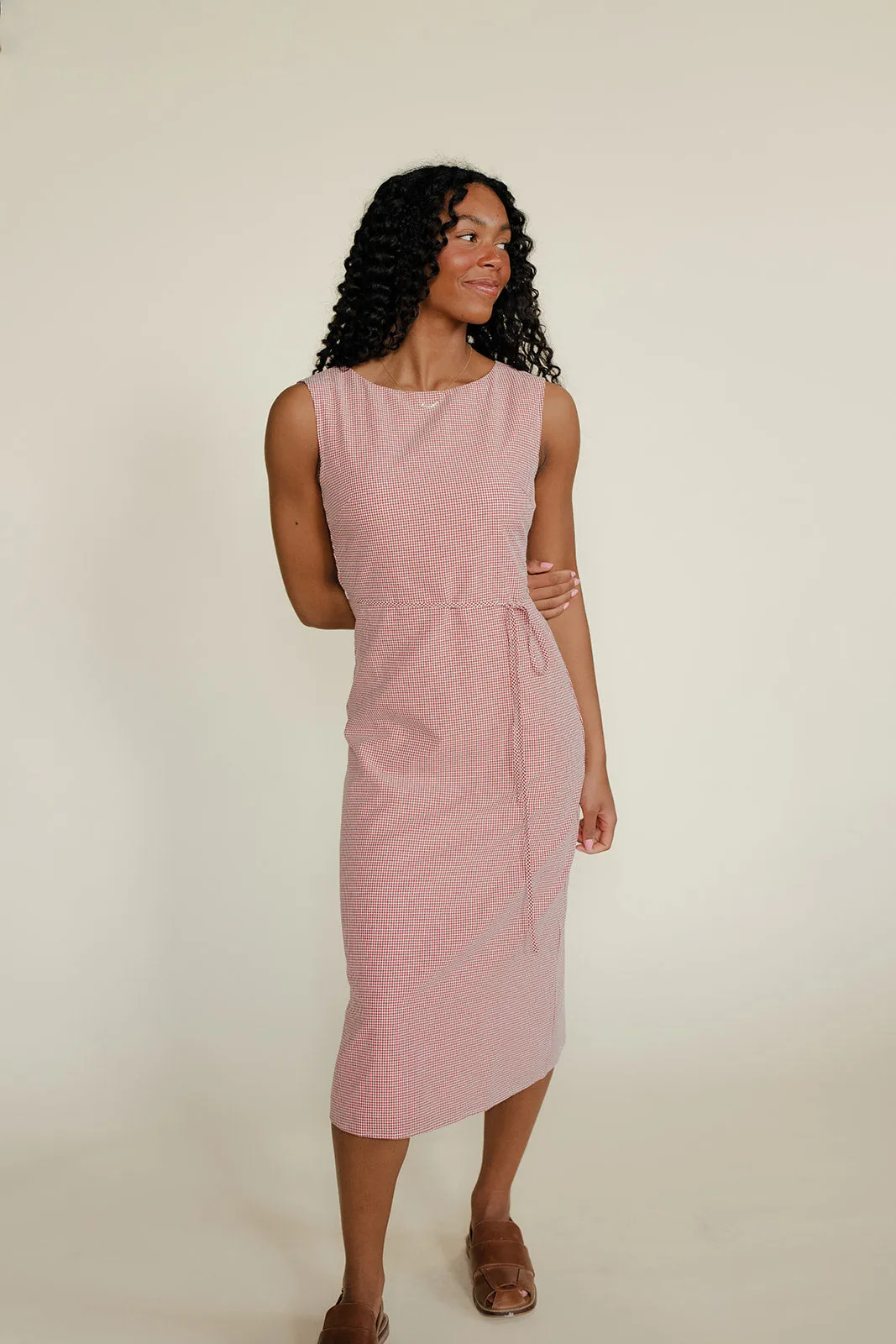 Sweetheart Gingham Dress sold by Roolee product image thumbnail 4