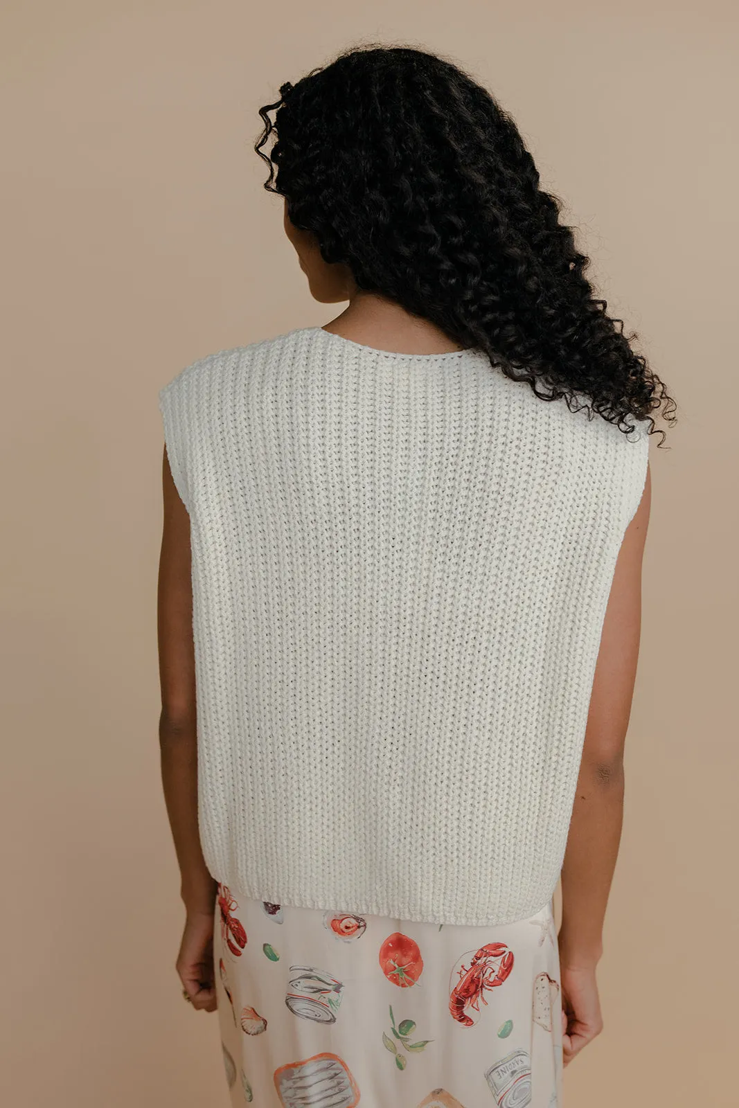 Honey Button Knit Vest sold by Roolee product image thumbnail 5