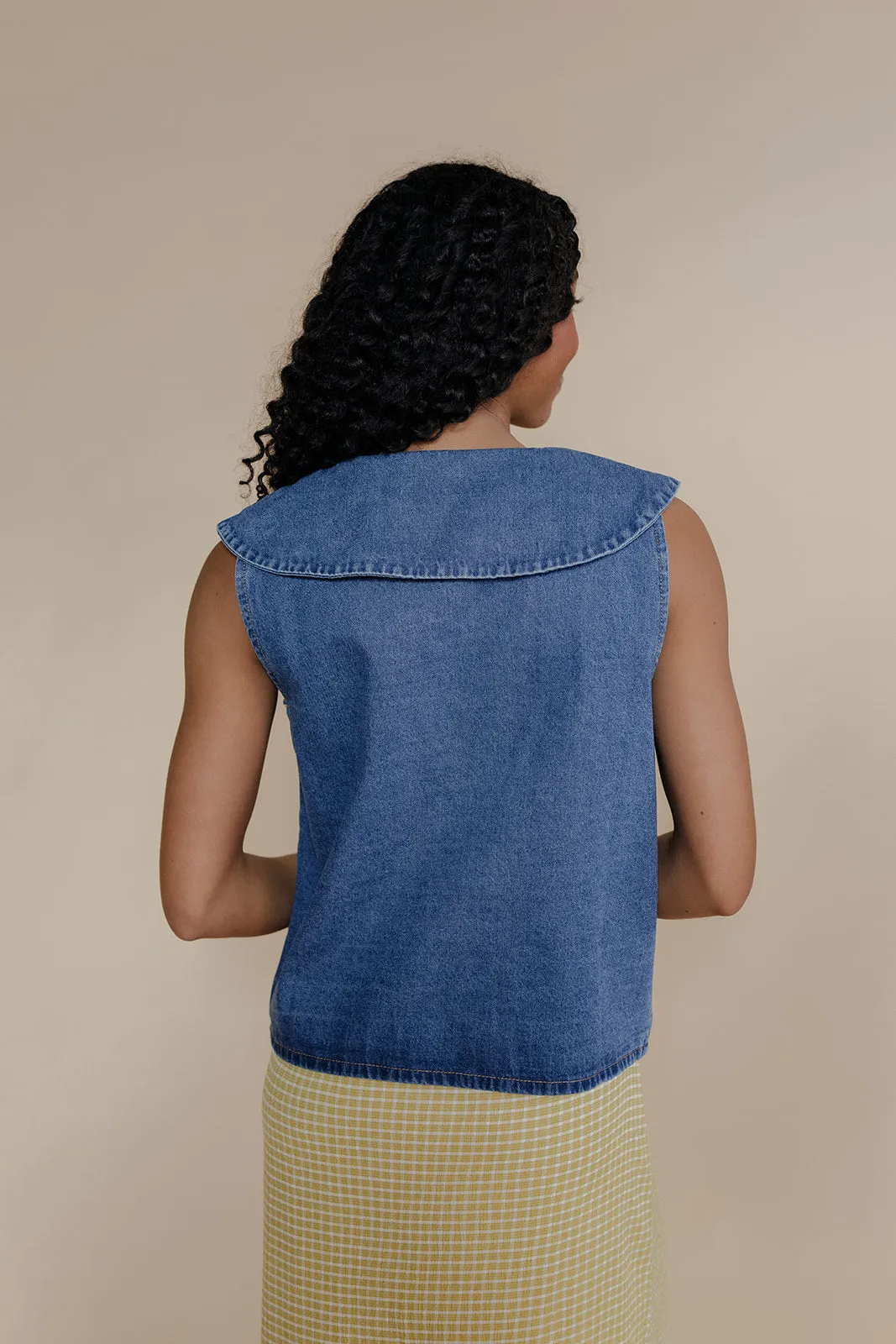 Blue Jay Collared Blouse sold by Roolee product image thumbnail 4
