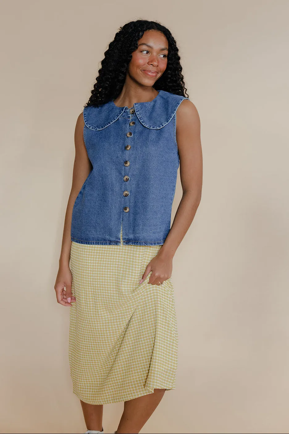 Blue Jay Collared Blouse sold by Roolee product image thumbnail 5