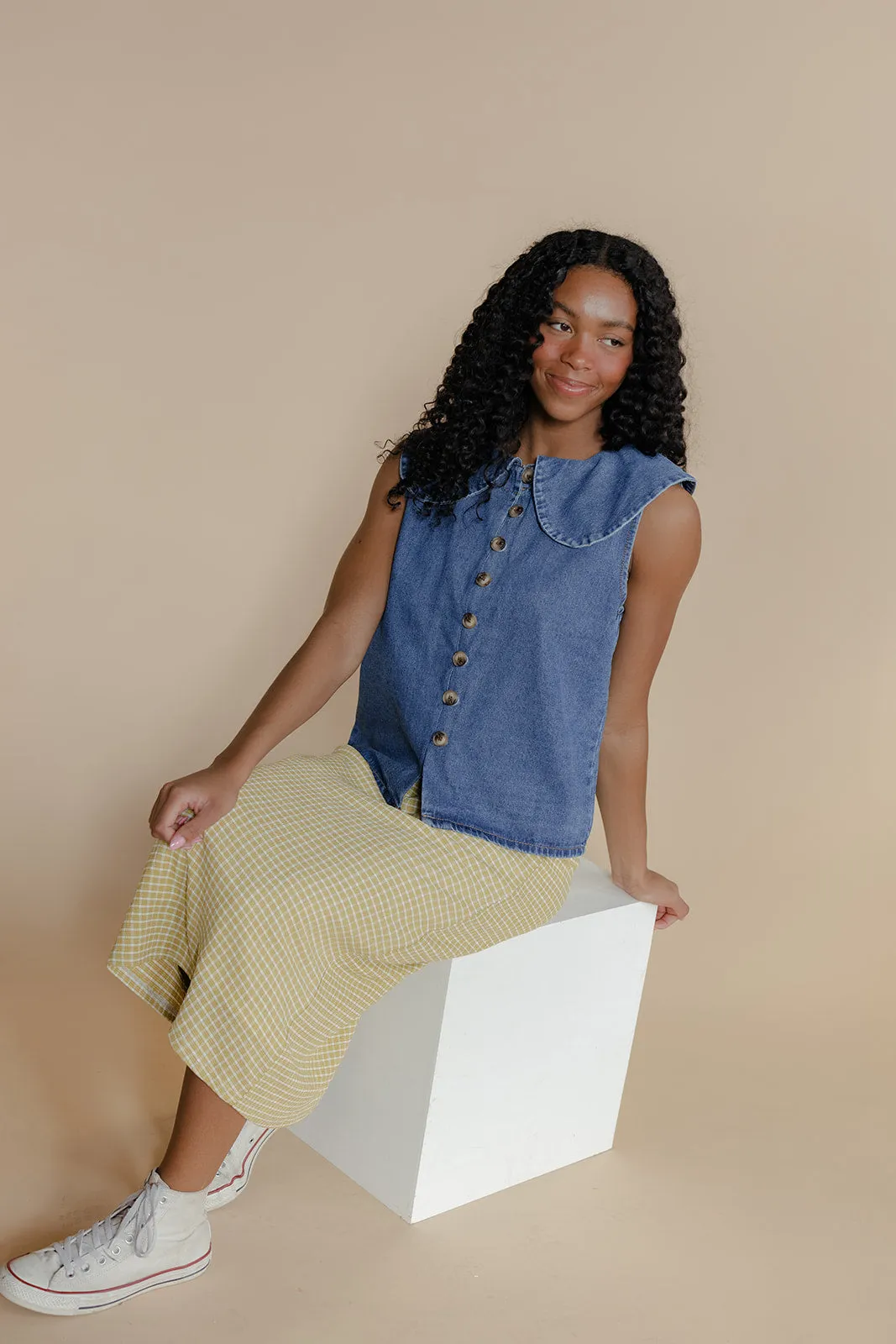 Blue Jay Collared Blouse sold by Roolee product image thumbnail 2