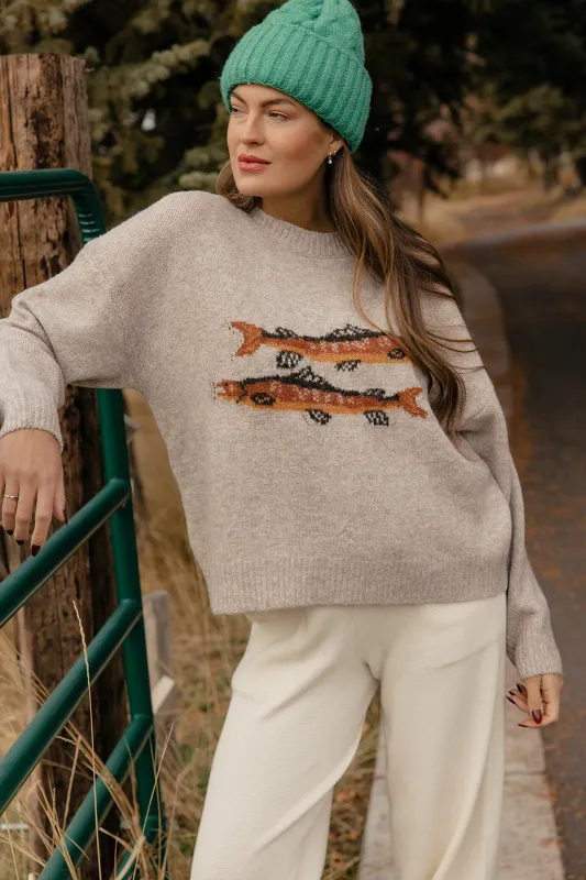 What A Catch Sweater made by Bailey Rose