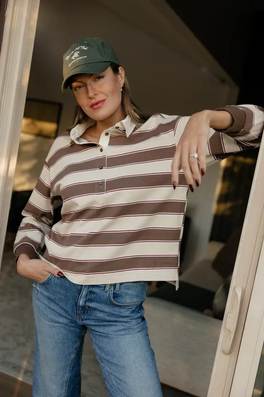 Linden Stripe Polo made by Polagram