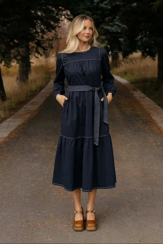 The Voyage Midi Dress made by Polagram