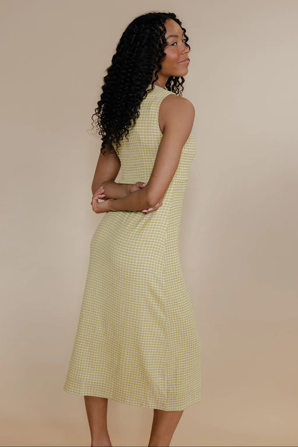 Picnic Please Gingham Dress sold by Roolee product image thumbnail 4